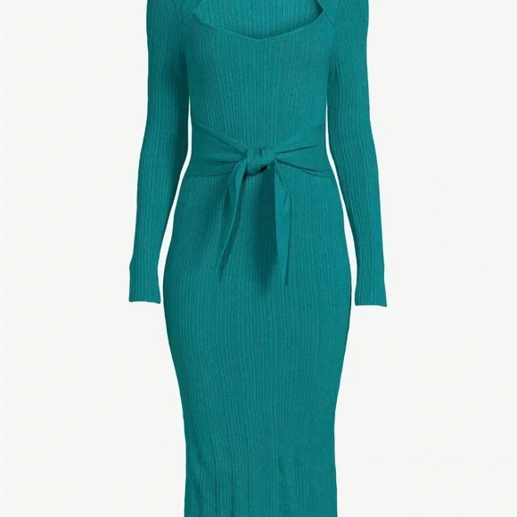 Sofia by Sofia Vergara Teal Long Sleeve Dress - Picture 3 of 8
